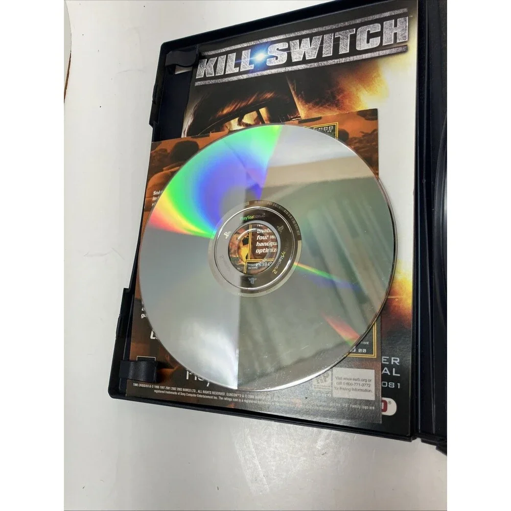 Kill Switch kill.switch (Sony PlayStation 2, PS2, 2003) Clean Disc - Tested